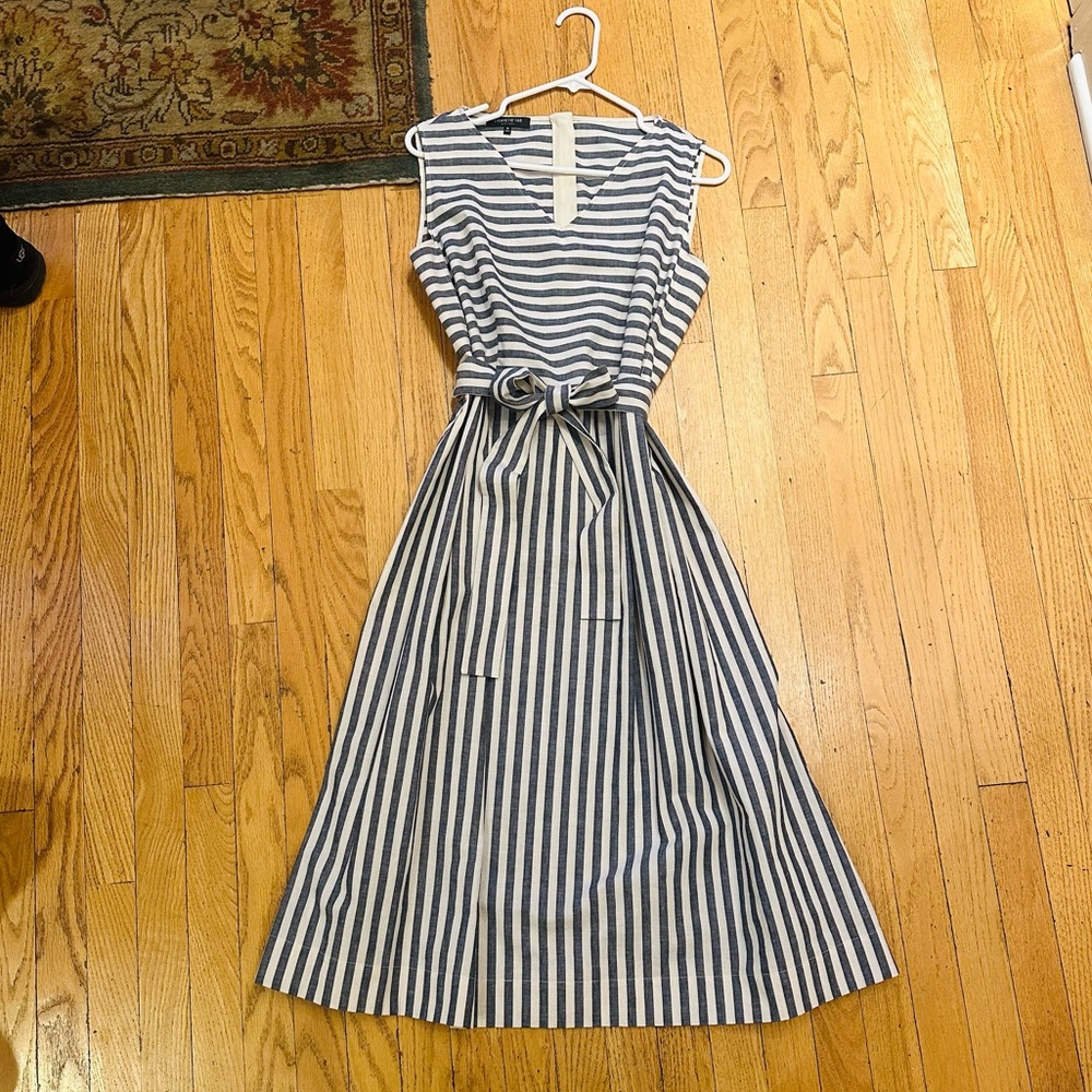 Lafayette 148 linen midi dress